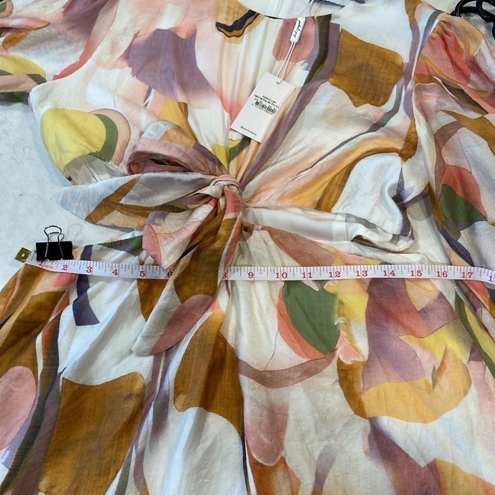 Petal + Pup Laquin Long Sleeve Maxi Dress NWT - Pink XL - Picture 9 of 10